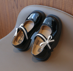 Zapatos de Vestir de Princesa para Niñas, Nuevos Modelos de Primavera, Suela Suave, Cuero Brillante, para Niñas - Product Image 4