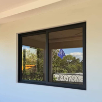 Ventana Corredera de Aluminio con Arco Pequeño Personalizada OUNA, Diseño Único con Doble Vidrio para un Estilo Arquitectónico Mejorado