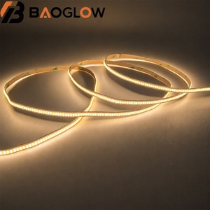 ไฟ LED แบบ COB OEM ODM Ra95 DC12V 24V 5 มม. PCB 10W/M แถบไฟ LED 3000K 4000K 6000K 480Led/m สีขาว แบบยืดหยุ่น สำหรับห้องนั่งเล่น - Product Image 1