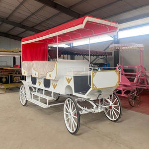 รถม้าครอบครัวราชวงศ์ยุโรปปี 2024 รถม้าไฟฟ้าสุดหรูแบบซินเดอเรลล่าสำหรับเด็ก รถม้าสวนขนาดเล็ก รถม้าเจ้าหญิงขนาดจิ๋วสำหรับขาย - Product Image 4