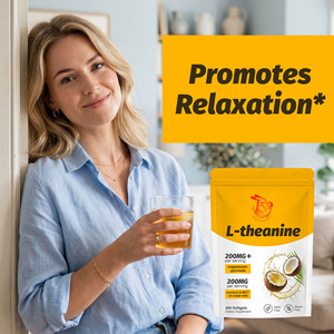 Gélules Molles de L-Théanine Haute Puissance pour la Santé, Favorisant la Qualité et la Durée du Sommeil, et l'Équilibre Mental, la Calme et la Concentration - Product Image 6