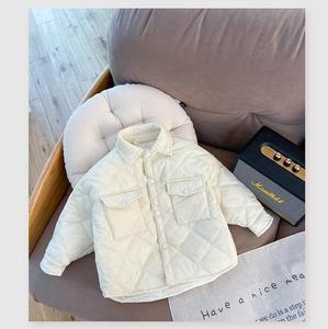 Veste en coton à manches longues pour garçons, nouvelle collection 2026, veste d'hiver imprimée avec poches et rembourrage R pour enfants - Product Image 3