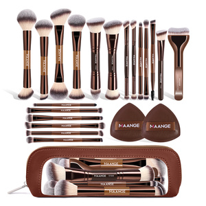 Maange Bán Buôn <span class=keywords><strong>19Pcs</strong></span> Trang Điểm Bàn Chải Thiết Lập 2 Bột Phun Mềm Tóc Blush Bột Bàn Chải Kem Che Khuyết Điểm Mắt Trang Điểm Bàn Chải Thiết Lập Với Túi - Product Image 1
