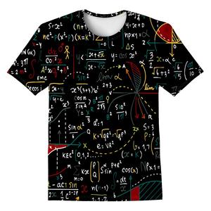 Conoscenza <span class=keywords><strong>matematica</strong></span> ragazzi ragazze camicie grafiche 3D all'ingrosso 3-16 anni Cool girocollo t-shirt Unisex Top manica corta t-shirt Unisex - Product Image 1