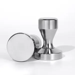 Factory Direct OEM ODM 304ss Stainless Steel Coffee Tamper Barista Tools 51mm 53mm 58mm Espresso Home Coffee Tamper