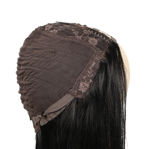 Nueva peluca No dejar cabello humano <span class=keywords><strong>V</strong></span> Parte peluca crudo <span class=keywords><strong>V</strong></span>, parte peluca <span class=keywords><strong>V</strong></span>, parte cutícula alineada pelucas de cabello humano para las mujeres negras - Product Image 4