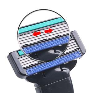 Cuchilla de afeitar económica triple de 3 capas para mujer, <span class=keywords><strong>afeitadora</strong></span> para eliminar el vello corporal y las piernas - Product Image 4