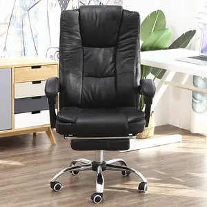 Заводская цена, вращающееся компьютерное кресло с высокой спинкой, эргономичное офисное кресло из искусственной кожи, роскошное офисное кресло для офиса