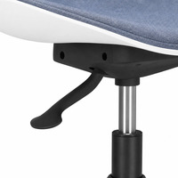 Chaise de bureau au design moderne, confortable et durable, avec coussin en tissu et siège rotatif à 360 degrés, conçue de manière ergonomique