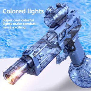 Pistola ad Acqua Elettrica Esplosiva Firelight Ice Rat, Giocattolo per Bambini con Funzionamento Automatico a Impulsi, Effetti Luminosi e Fiamma, in Plastica - Product Image 2