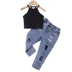 Summer Posh Fashion Jeans set abiti bambini neonate vestiti 18M-6Y