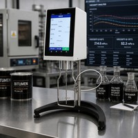 Viscosimètre numérique rotatif à écran tactile industriel, testeur de faible viscosité PX DV2T LV avec noyau d'exploitation Linux Cortex A7