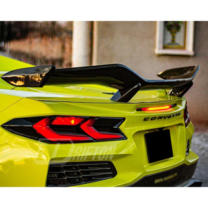 Alerón trasero GT de fibra de carbono seca estilo DRIFTON Z07 para Chevrolet Corvette C8 Z06 Z07 - Product Image 4