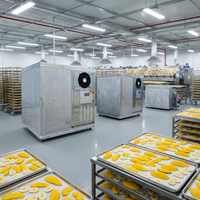 Industriële warmtepomp-dehydrator van roestvrij staal voor fruit, groenten, vleesverwerking en diverse voedseldehydrators