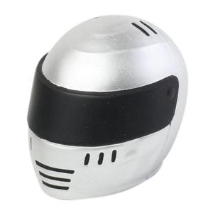 High Quality Custom Logo Pu Foam Racing Helmet Shaped Slow Rising Squishies Stress Relieve <b>Ball</b> <b>Squeeze</b> Toys for Kids and Adults - Product Image 1