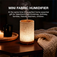 Diffuseur d'huiles essentielles à grande capacité, diffuseur d'arômes sans eau pour la maison, machine à parfum de table, écologique, LED