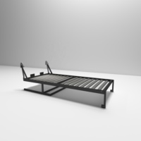 Lit Mural Escamotable Moderne Sur Mesure Gain de Place Tailles Simple et Queen Murphy Rabattable Avec Bureau