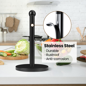 Metal Counter Home Table Standing <b>Paper</b> Rack <b>Kitchen</b> Tissue Holder <b>Kitchen</b> <b>Paper</b> Roll Holder - Product Image 4