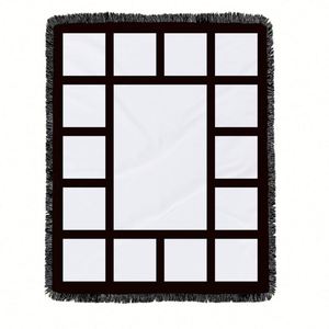 Manta Sublimable Personalizada con Foto, Tejida, de 9 a 20 Paneles, en Blanco, para Prensa Térmica, Venta al Por Mayor, Almacén en EE. UU. - Product Image 6