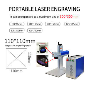 Machines de marquage <span class=keywords><strong>laser</strong></span> 20W 30W 50W 100W, machines de marquage à fibre optique de type split pour la gravure sur métal, la quincaillerie et les bijoux en argent - Product Image 6