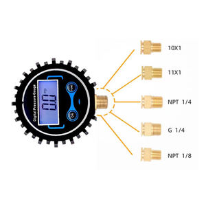 उच्च सटीकता डिजिटल टायर टायर एलसीडी दबाव नापने का यंत्र दबाव नापने का यंत्र के लिए एलईडी प्रकाश के साथ कार ट्रक मोटरसाइकिल हवा के दबाव गेज सेंसर - Product Image 4