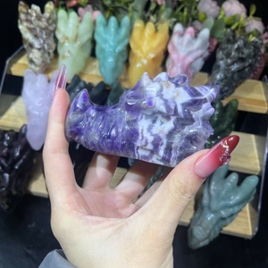 Tự Nhiên Chất Lượng Cao Giấc Mơ Thạch Anh Tím Pha Lê Rồng Hộp Sọ Đầu Bán Buôn <span class=keywords><strong>Lapis</strong></span> <span class=keywords><strong>Lazuli</strong></span> Đá Quý Đá Quý Hộp Sọ - Product Image 5