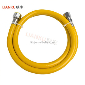 Tubo <span class=keywords><strong>de</strong></span> gas trenzado <span class=keywords><strong>de</strong></span> alambre <span class=keywords><strong>de</strong></span> acero inoxidable 304, 1, 5 M2M, medio Flexible <span class=keywords><strong>de</strong></span> <span class=keywords><strong>PVC</strong></span> <span class=keywords><strong>de</strong></span> alta presión <span class=keywords><strong>para</strong></span> presión <span class=keywords><strong>de</strong></span> Gas Natural licuado - Product Image 3
