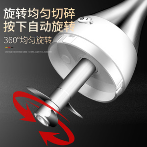 Multifunctional Food Processor 304 Stainless Steel Manual Meat Grinder Garlic Mincer Kitchen Tool For Baby Food Preparation - Product Image 4
