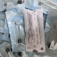 Cartouches en verre écologiques de 3 ml et 4 ml pour la vente en gros de bananes, flacons-cassettes avec couvercle en aluminium et bouchon en caoutchouc, scellage durable pour la peau