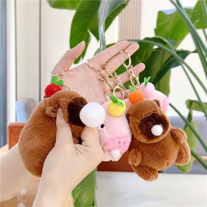 Llavero de peluche de capibara de dibujos animados, lindo muñeco de capibara, venta al por mayor, gran éxito de ventas - Product Image 5