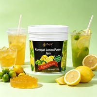 Purée de Kumquat et Citron à la Pulpe Épaisse 1,36 kg de Lotlong Production Factory, 12 Fûts pour Boutiques de Desserts et Chaînes de Salons de Thé