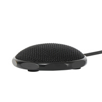 Microphone de conférence de bureau USB Fonction d'annulation du bruit Pick-up omnidirectionnel Portable filaire Fabriqué en métal ABS durable