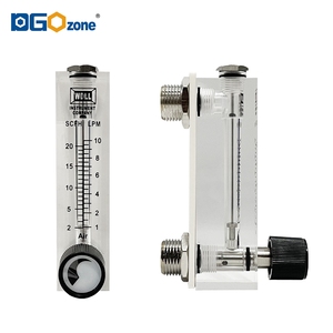 Đồng hồ đo lưu lượng không khí KH-08A01M-V dgozone nhựa 0.5-5lpm với van điều chỉnh phạm vi để kiểm soát khí - Product Image 3