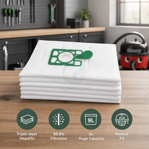 Sac en tissu de remplacement pour <span class=keywords><strong>aspirateur</strong></span> Numatic Henry HVR200 <span class=keywords><strong>Hetty</strong></span> James, compatible OEM/ODM, fabriqué à Suzhou, respectueux de l'environnement - Product Image 4