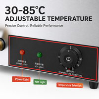 Pot isotherme électrique à économie d'énergie, adapté à la restauration en libre-service, en acier inoxydable, 2,5-10L
