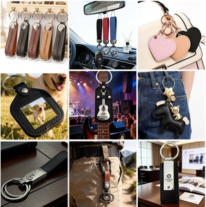 High Quality Custom Personalized <strong>Leather</strong> Strap Metal Keychain Zinc Alloy Genuine <strong>Leather</strong> Keyring Metal <strong>Key</strong> <strong>Chains</strong> - Product Image 6