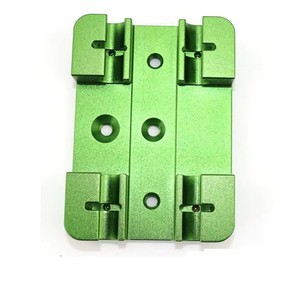 Placa Base de Aleación de Aluminio 6061/7075 Mecanizada por CNC Personalizada, Anodizado Verde, Fresado de Precisión, Piezas Mecánicas, Servicio OEM ODM - Product Image 6