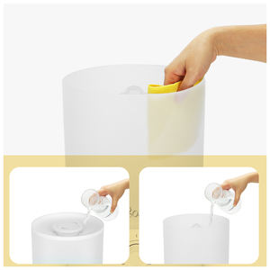 Humidificateur à double buse à 360 degrés, 3,5 L, remplissage par le haut, avec lumière nocturne à 7 couleurs pour une utilisation en <span class=keywords><strong>chambre</strong></span> à <span class=keywords><strong>coucher</strong></span> - Product Image 5