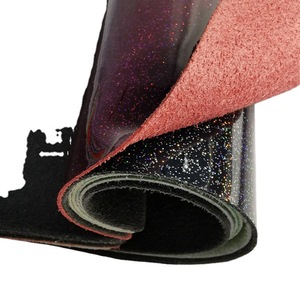 Tela de Microfibra de Cuero Sintético PU con Brillo, Material Impermeable para Zapatos - Product Image 2