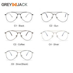 กรีแจ็ค ฟร็อกเฟรมแว่นตาโลหะทรงกลมป้องกันแสงสีฟ้ากรอบแว่นตาสำหรับทุกเพศ Me2002 - Product Image 3