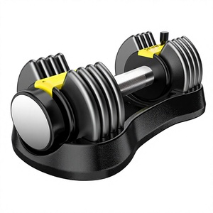 Juego de Mancuernas Ajustables de Hierro Fundido y Goma para Uso Comercial y en Casa, Unisex, para Entrenamiento - Product Image 4