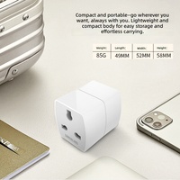 Adaptateur de prise Z4, convertisseur de norme américaine, norme européenne, norme australienne, adaptateur de prise électrique à deux broches triangulaires