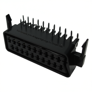 Connecteur SCART 21 broches à angle droit de 90 degrés pour audio et vidéo CS - Product Image 1