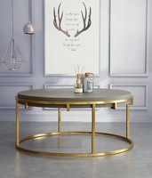 Cadre de miroir en acier inoxydable, chaise de table basse, cadre rond ou carré, cadre de présentation, travail artistique en métal