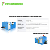 Mesin Pemilin Kawat Horizontal Pinyang Double Bobbin Back Twisting untuk Kabel Inti Terpilin Cat5/6/7/8