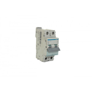 Interruttore Automatico Miniaturizzato Hager MCA206 Bipolare 16A 4.5kA 230V AC 50Hz per Protezione Elettrica - Product Image 1