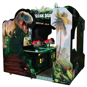 Machine de tir sur cible à monnayeur Lesen Supply, thème dinosaures, pour 2 joueurs, grand jeu d'arcade de tir - Product Image 4