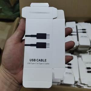 Alta calidad 1M tipo C a tipo C 3A o 5A carga rápida Carga rápida USB Cable de carga de datos línea Dual tipo C para teléfono - Product Image 6