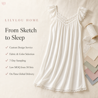 Robe de nuit en coton modal pour femme, col sans bretelles, manches courtes, volants, longueur mi-longue, style minimaliste, pour l'intérieur – Grande Vente
