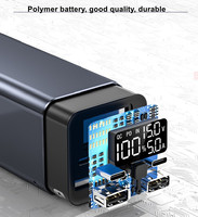 OEM PD 65W 100W Option banques d'alimentation pour ordinateur portable et station d'alimentation Portable charge rapide batterie externe 20000mah pour téléphone